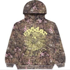 SP5DER REAL TREE CAMO HOODIE